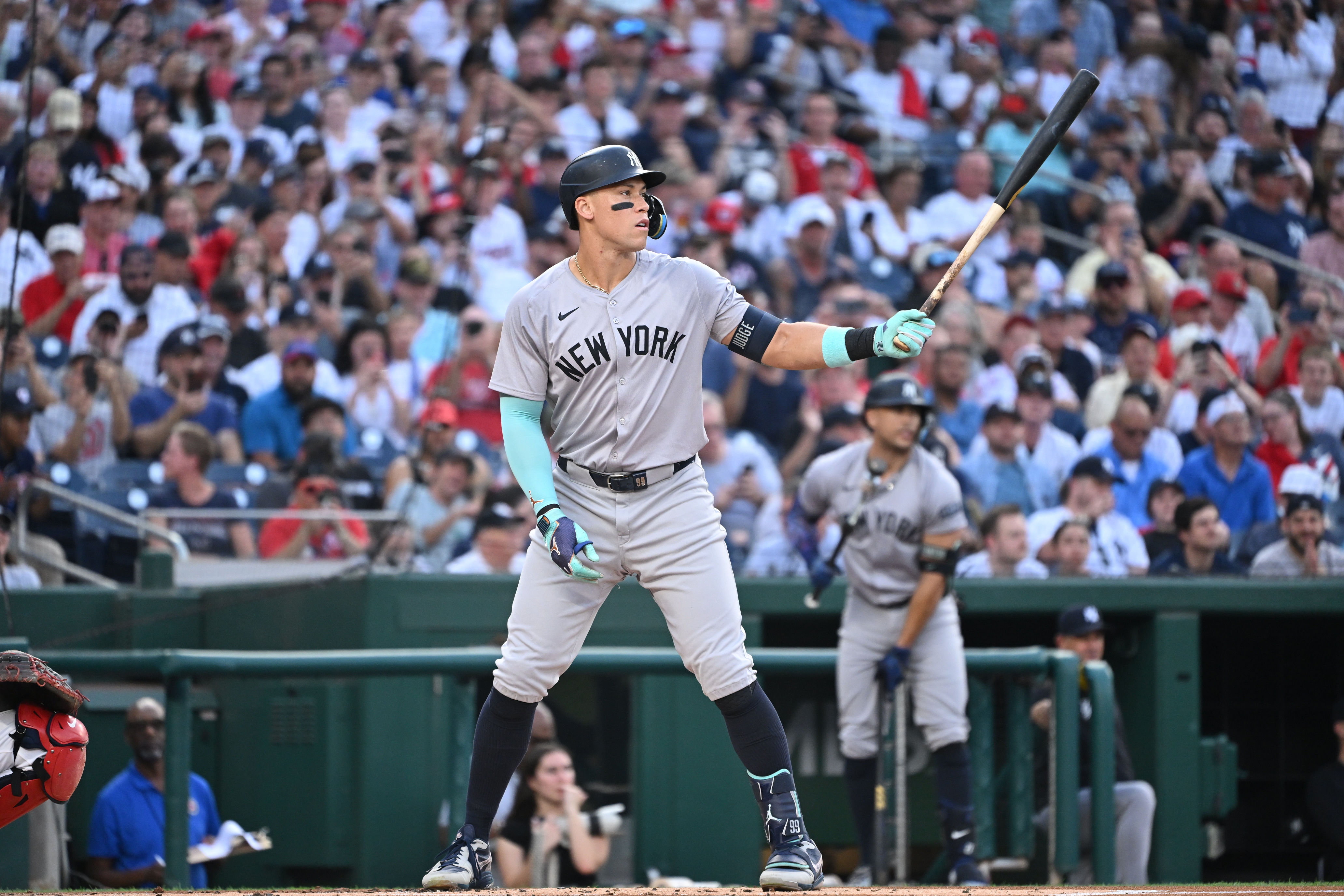 Aaron Judge recorded his 100th MLB hit on Monday (Image Credit: IMAGN)