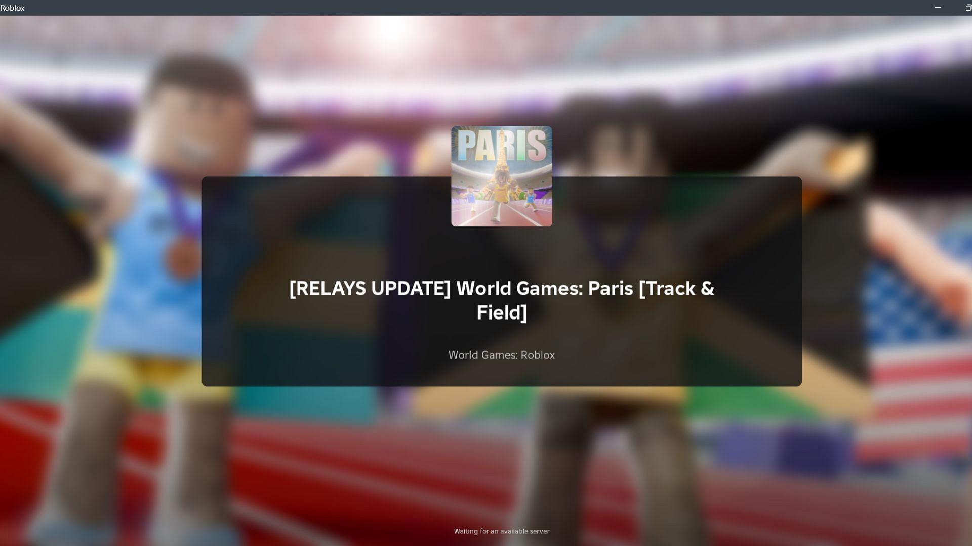 Feature image of Roblox World Games: Paris