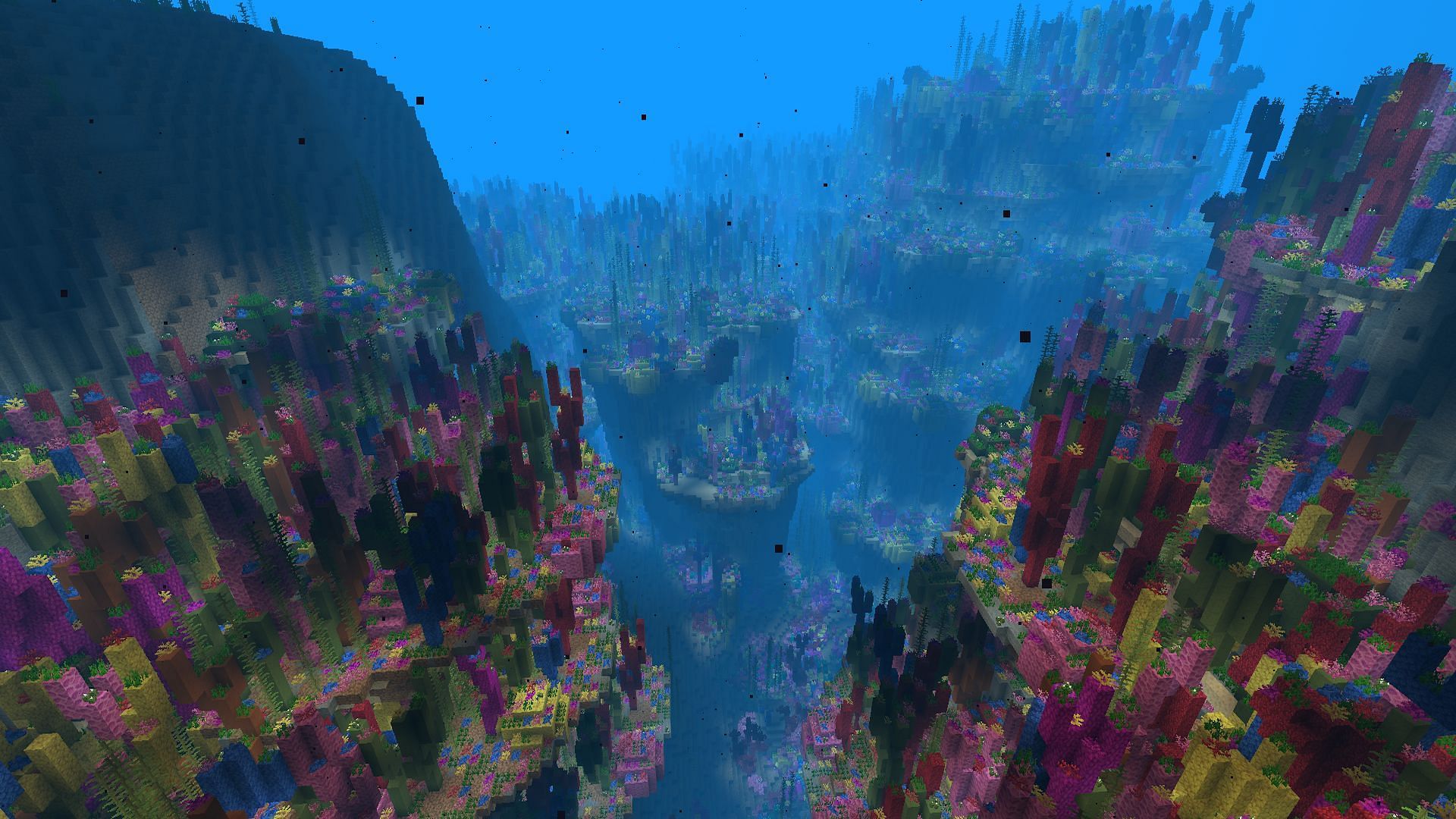 Getting to make custom coral reefs would make this quite a fun base to build (Image via Dannypan/Reddit)