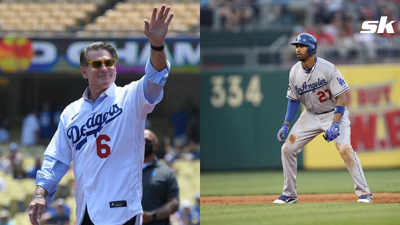 WATCH: Five generations of Dodgers icons throw ceremonial first pitch for alumni night