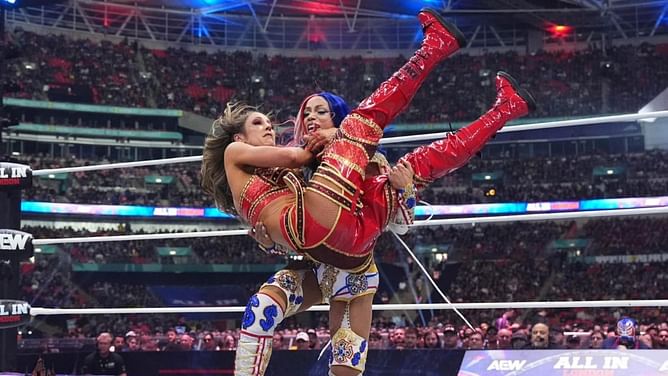 Britt Baker files a complaint against Mercedes Moné (fka Sasha Banks) after AEW All In