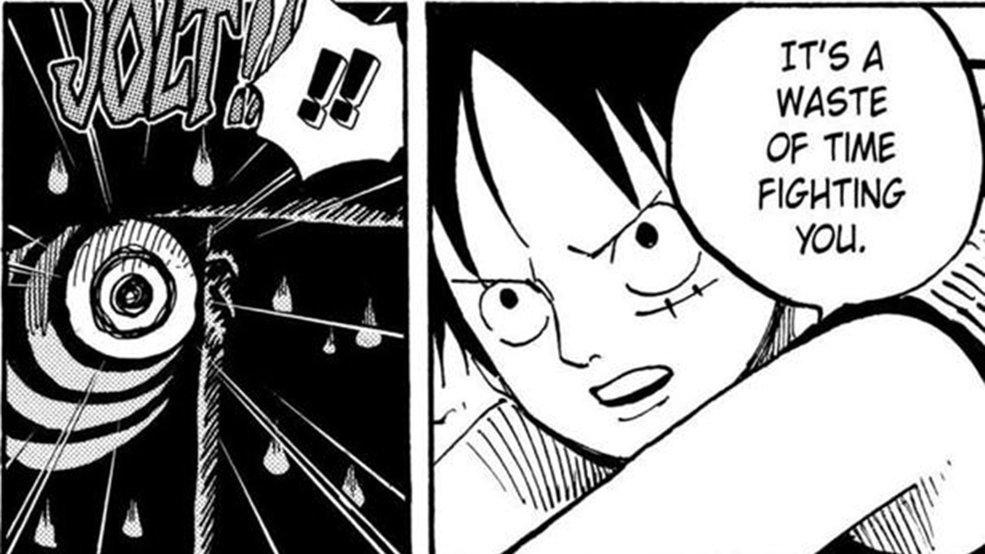 Luffy using Haki before the timeskip (Image via Shueisha)