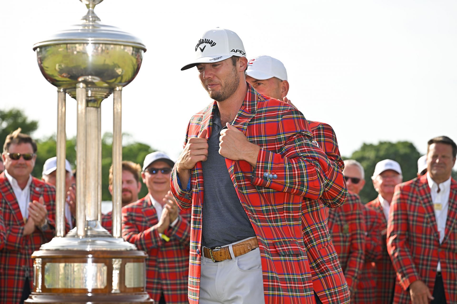 Sam Burns at the Charles Schwab Challenge (Source: Getty)