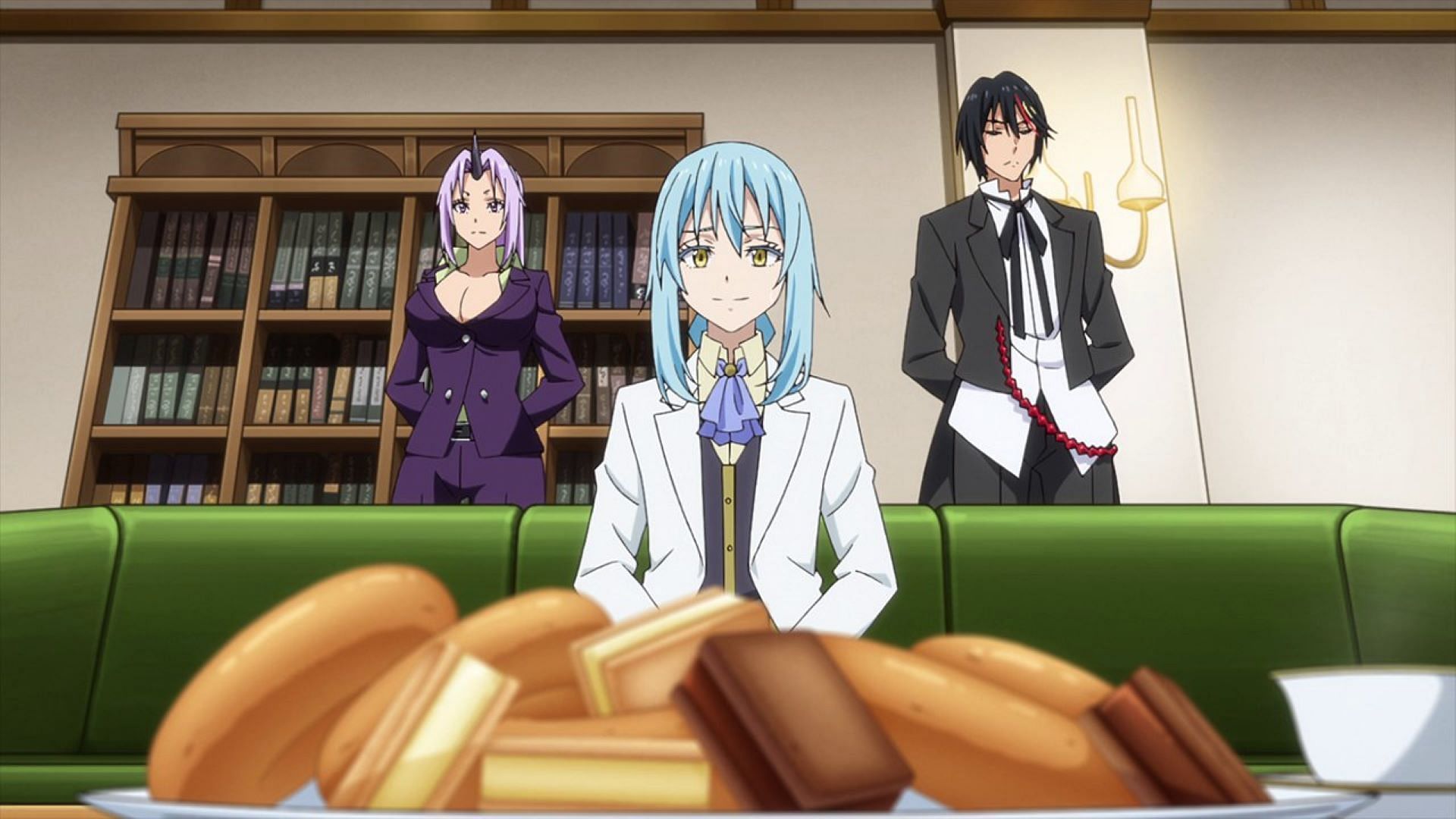 Rimuru welcomes his guests (Image via 8Bit)