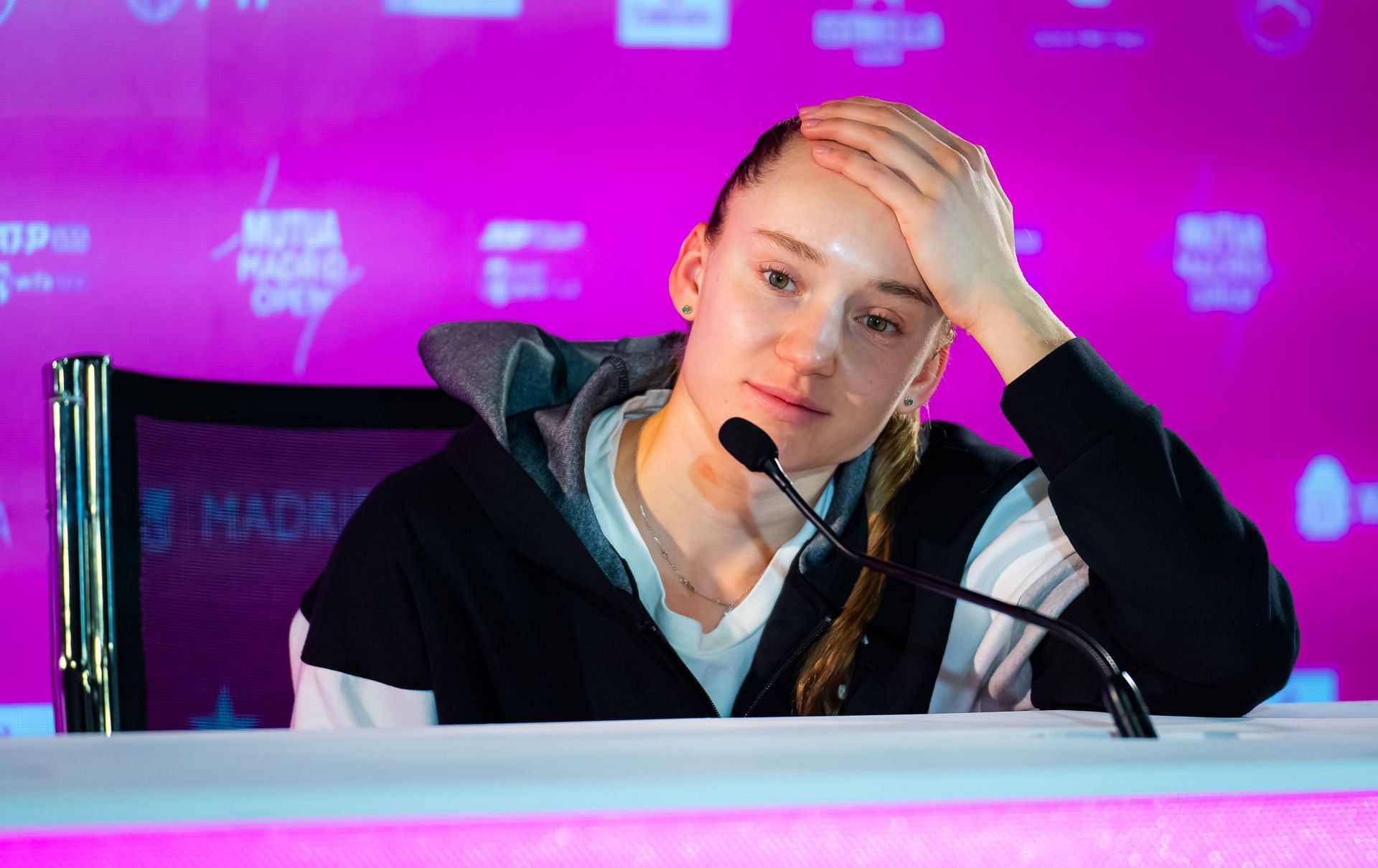 Elena Rybakina at Mutua Madrid Open (Source: Getty)