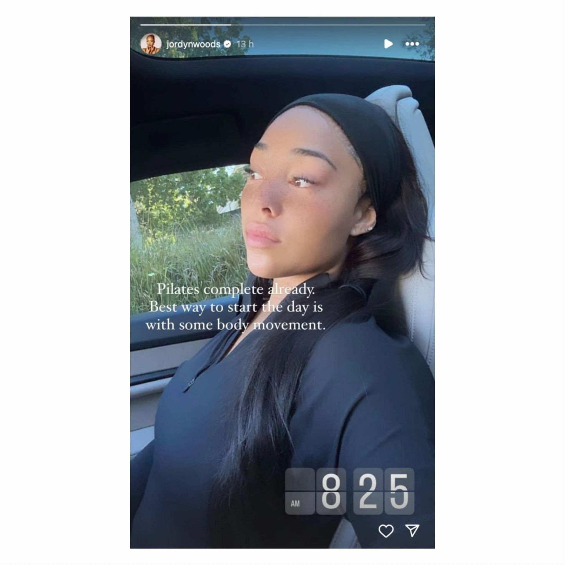 Karl-Anthony Towns&#039; girlfriend Jordyn Woods shared Pilates update