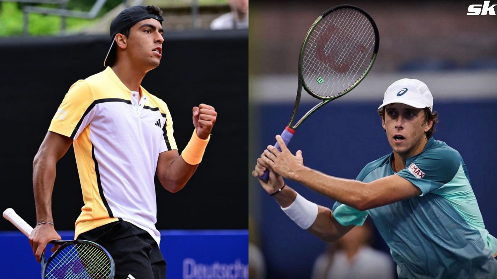 Brandon Holt vs Abdullah Shelbayh, 2024 US Open R1 Qualifying (Pictures: @brandon_holt98 &amp; @ abdullahshelbayhh)