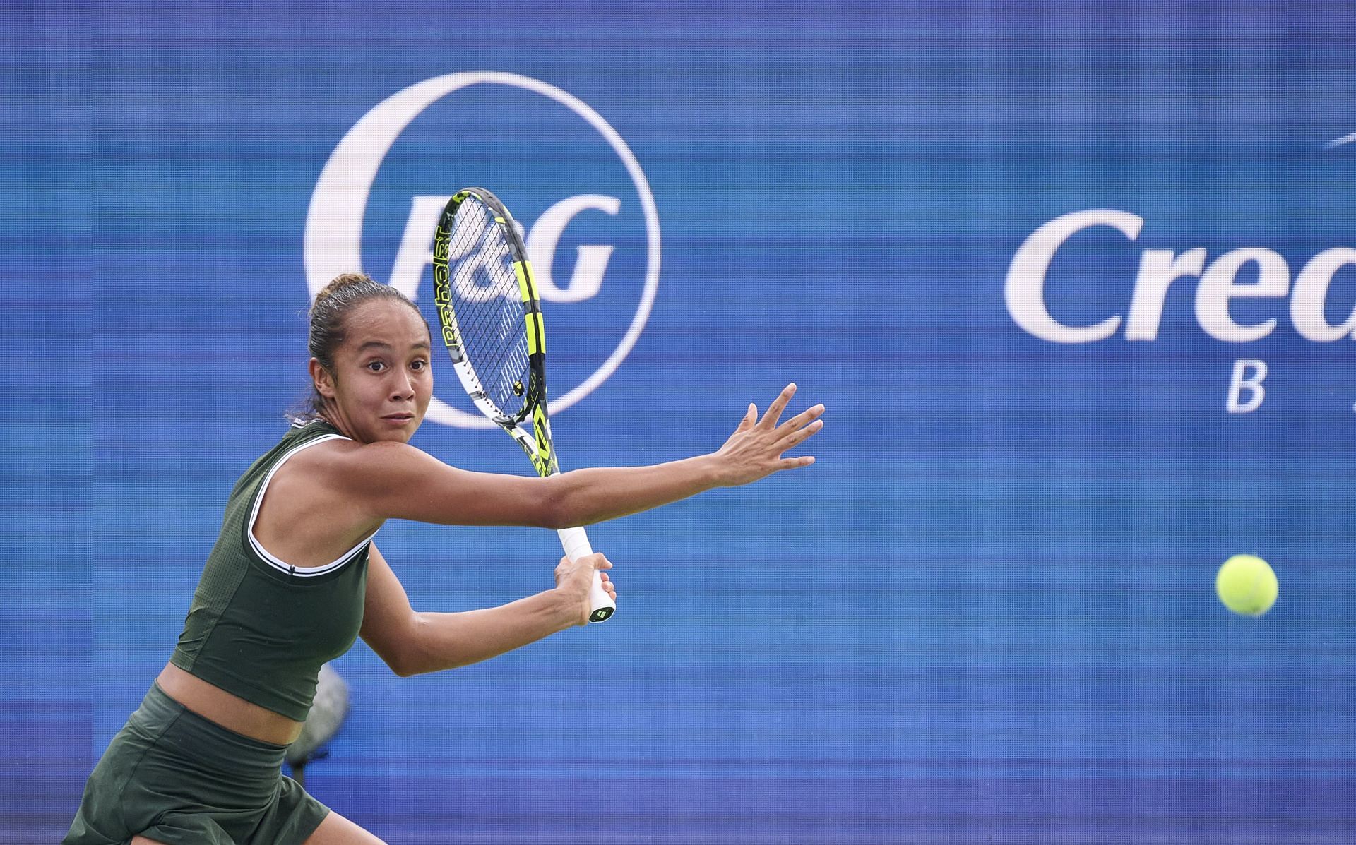 Leylah Fernandez in action at the 2024 Cincinnati Open (Picture: Getty)