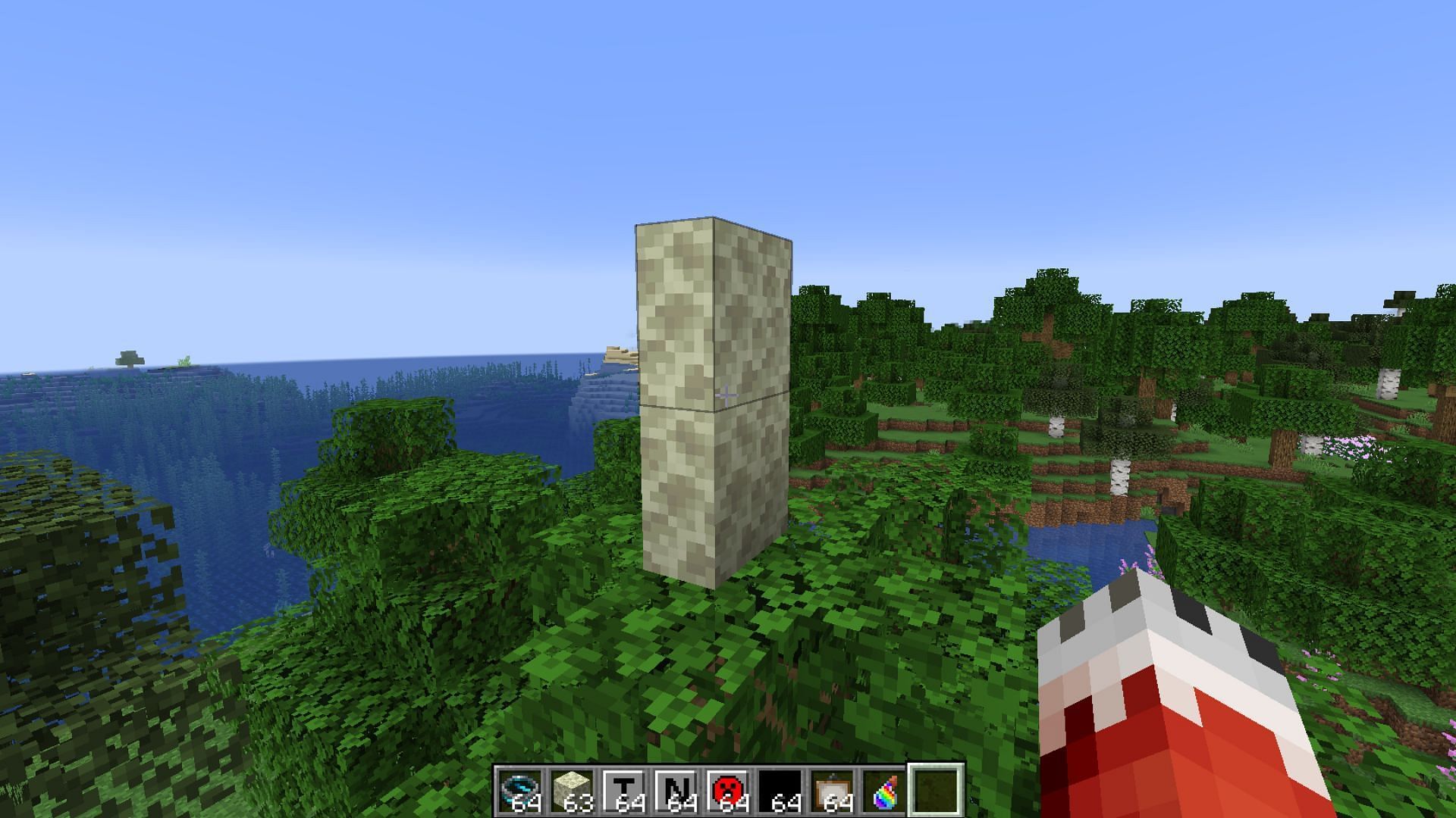 Verticle slabs in Minecraft (Image via Reddit/Ilomiswir/Mojang Studios)