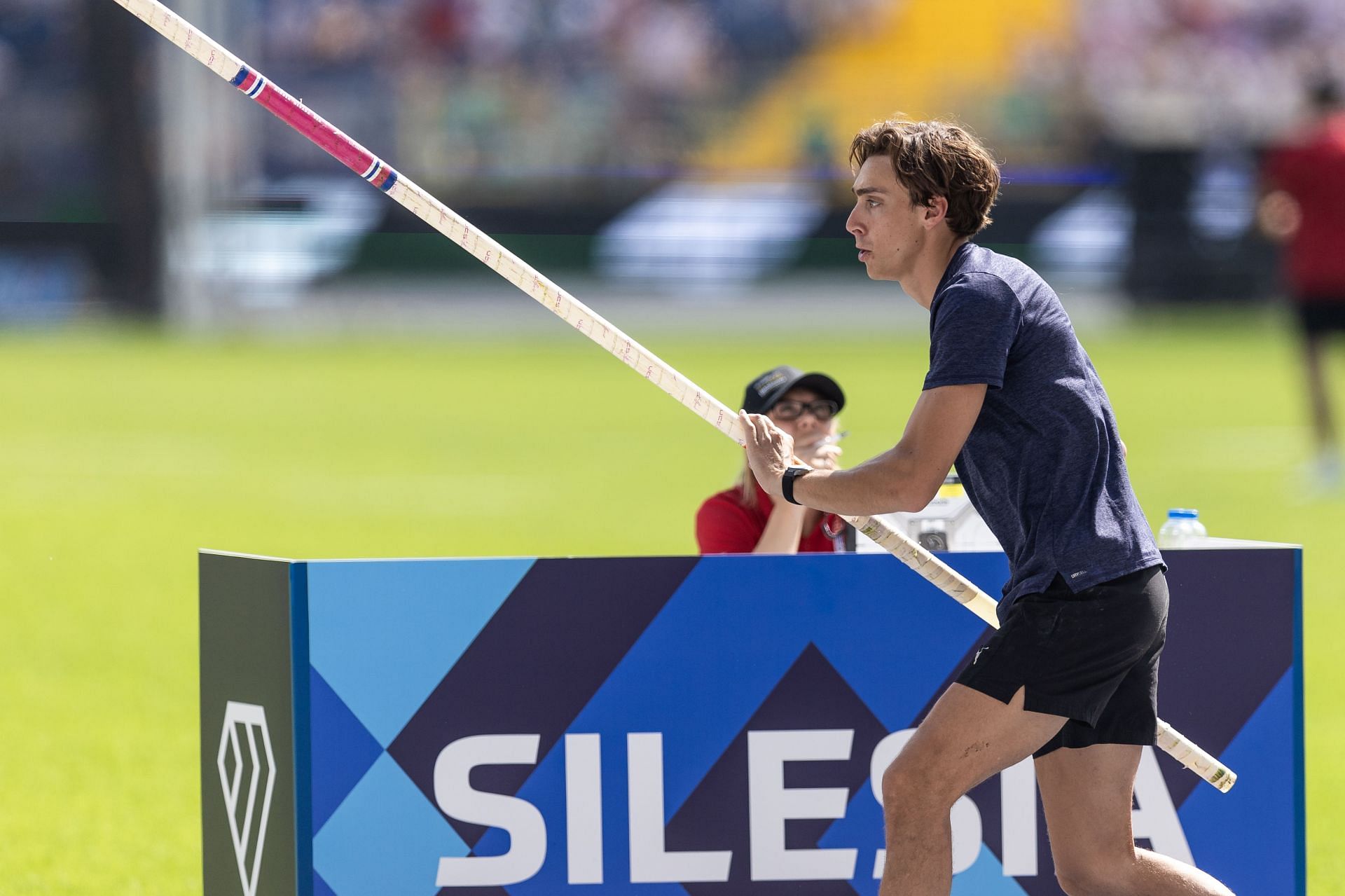 Mondo Duplanttis at the Silesia Diamond League in Chorzow, Poland  (Getty Images)