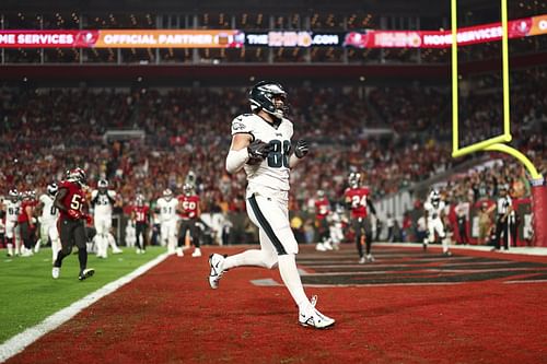 Goedert at NFC Wild Card Playoffs - Philadelphia Eagles v Tampa Bay Buccaneers - Source: Getty