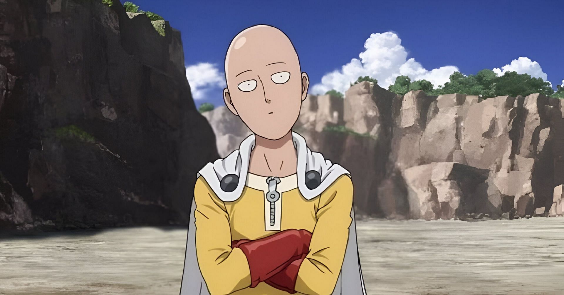 Saitama as seen in the anime (Image via Madhouse)