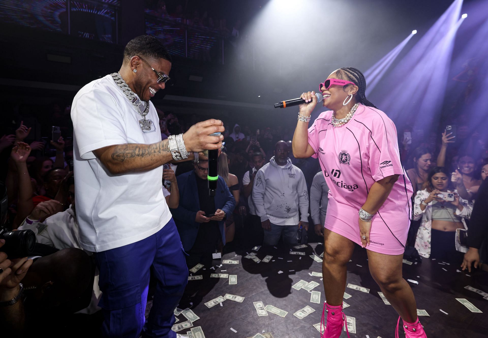 Nelly &amp; Ashanti Celebrate The 10th Anniversary Of E11EVEN Miami - Source: Getty