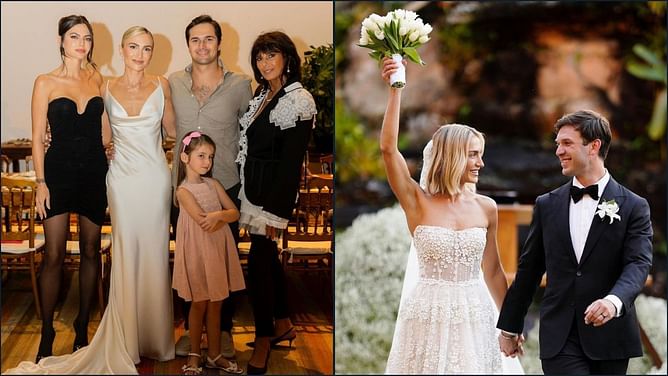 Julia Piquet thankful to Kelly Piquet, Penelope Kvyat and others for showing up to her and Daniel Suarez’s wedding
