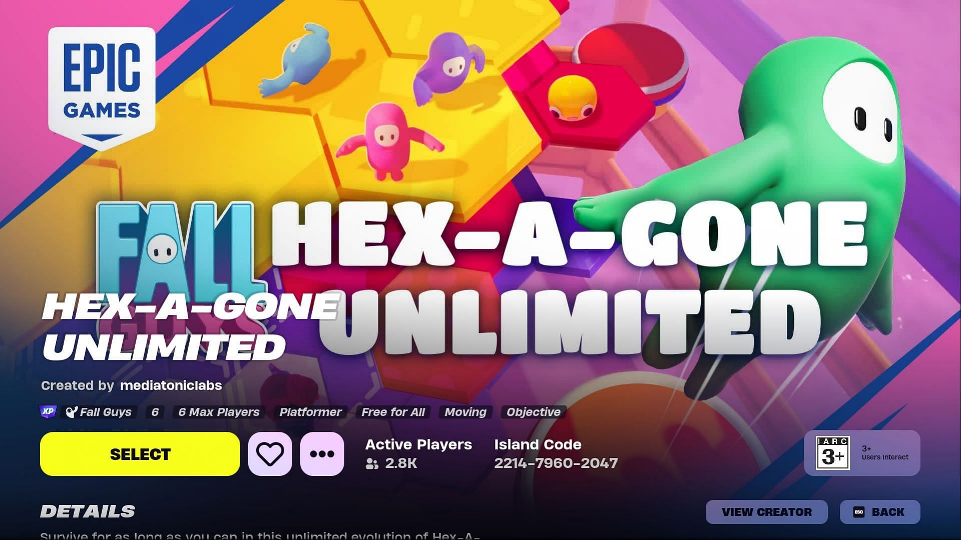 Navigating Fortnite Hex-A-Gone Unlimited (Image via Epic Games)