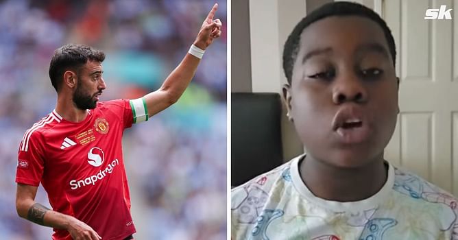 Manchester United captain Bruno Fernandes responds to viral TikTok star Winner Tshipa announcing his contract extension at Old Trafford