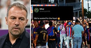 "Seated for the feast", "Might just be back" - Fans react as 2 young Barcelona stars start in Gamper trophy clash against Monaco