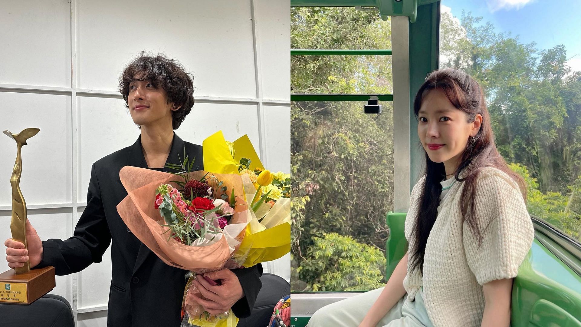 Choi Jung-hoon and Han Ji-min confirmed to be dating (Images Via Instagram/@jannabijh, @roma.emo) 