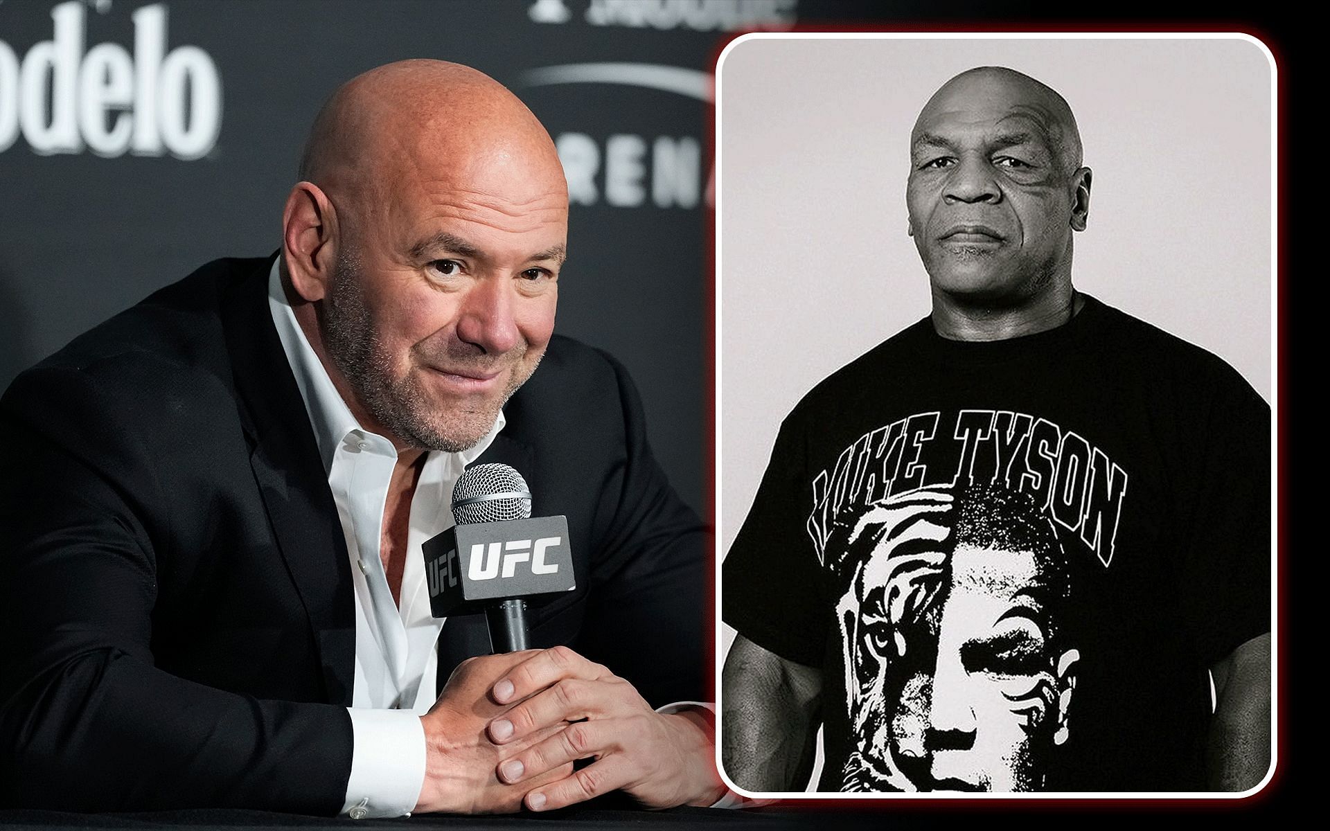 Dana White (left) and Mike Tyson (right) have often lent support to one another in the personal and professional realms [Images courtesy: Getty Images and @miketyson on Instagram]