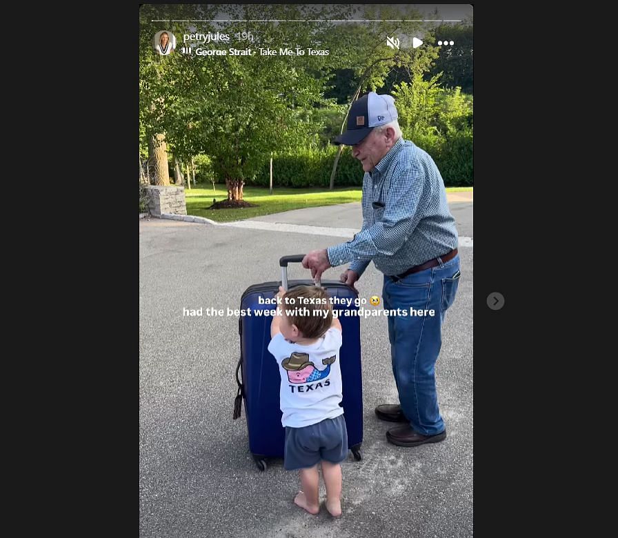 Blake with grandfather (IG: @petryjules)