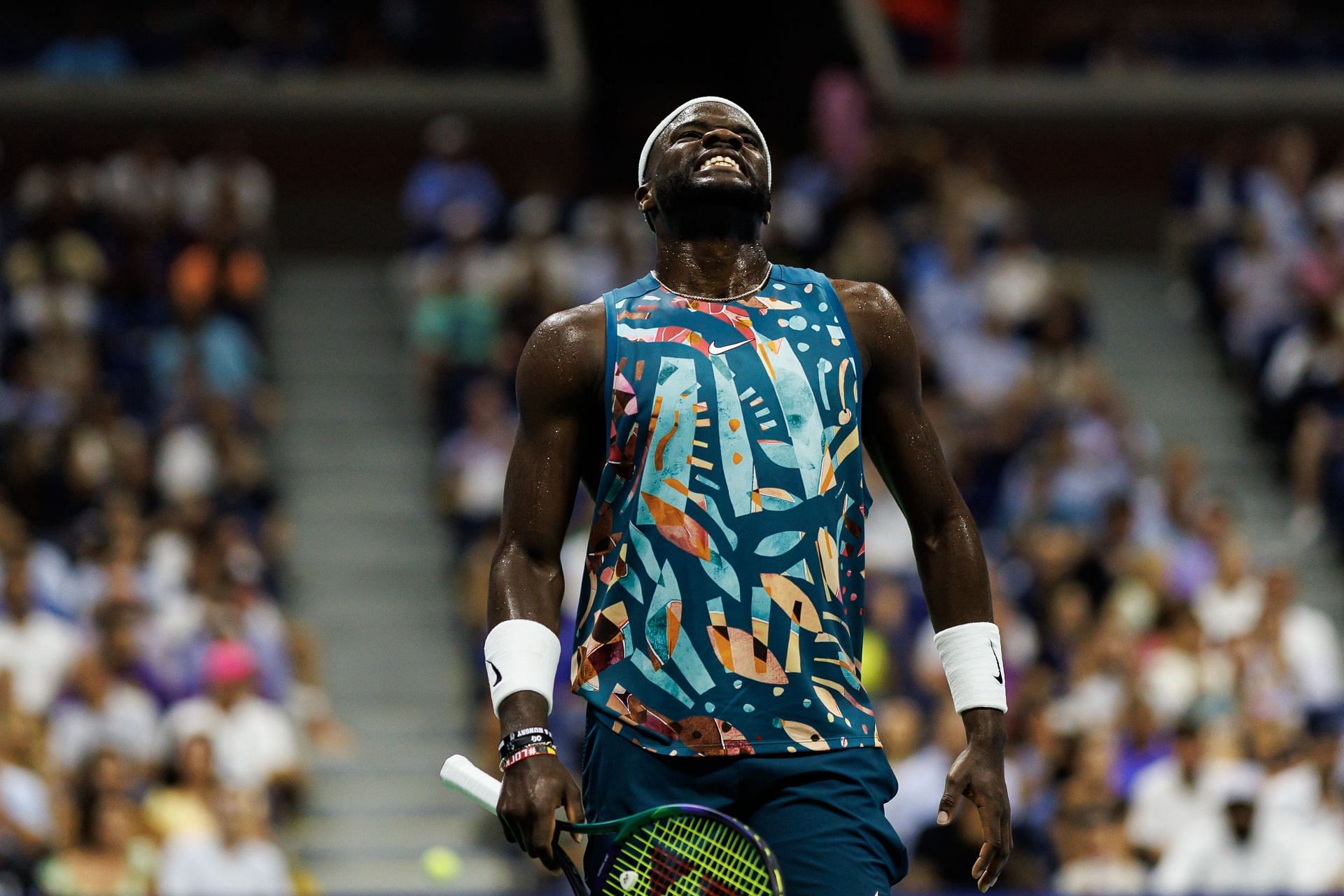 Frances Tiafoe is the last American man standing in the draw.