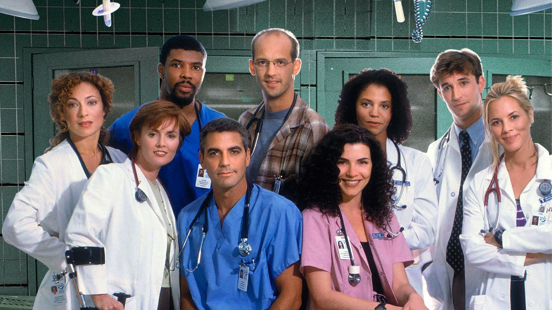 The ensemble cast of ER (Image via NBC)