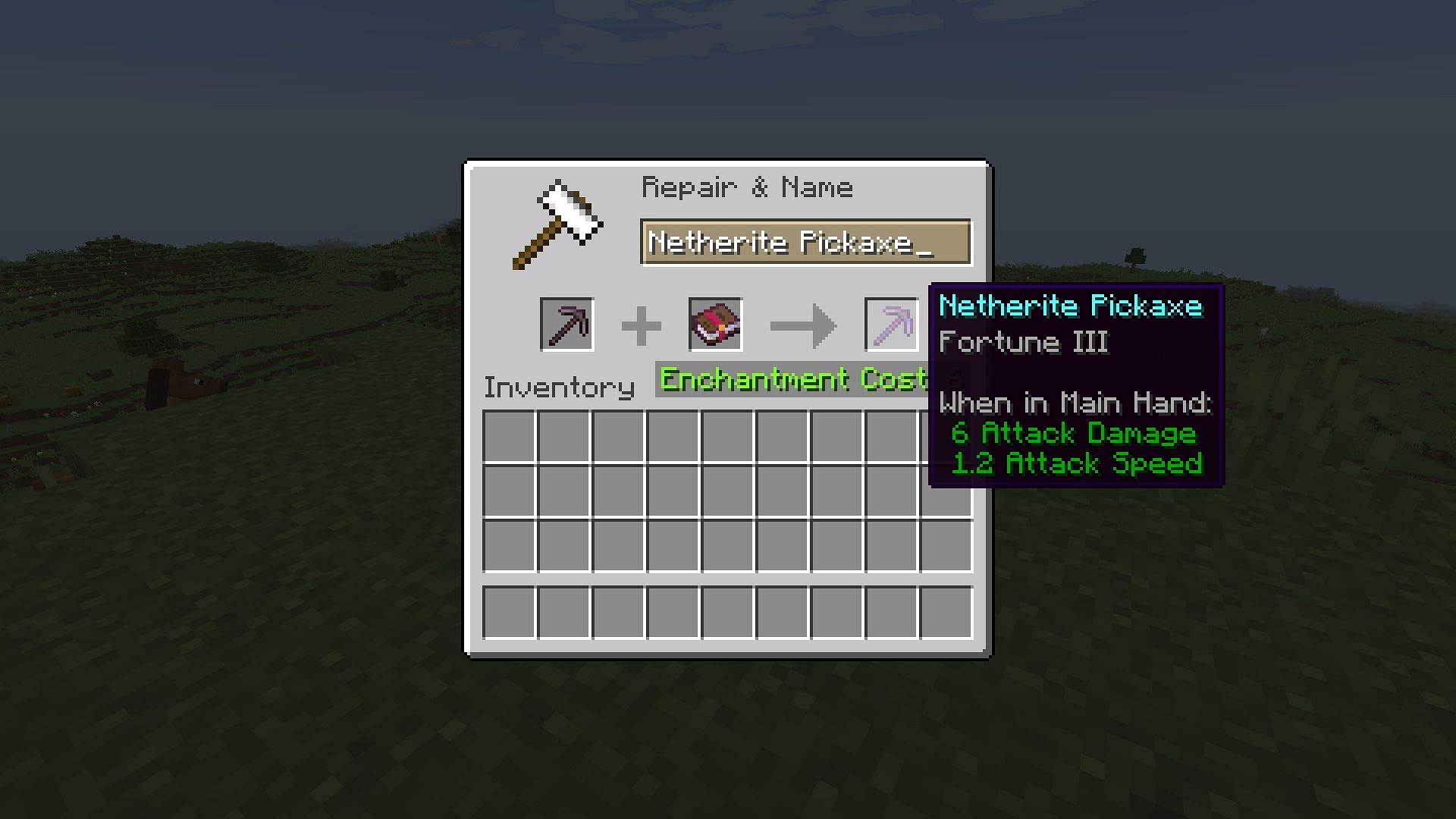 Fortune enchant is the best to have while looking for diamond ores (Image via Mojang)