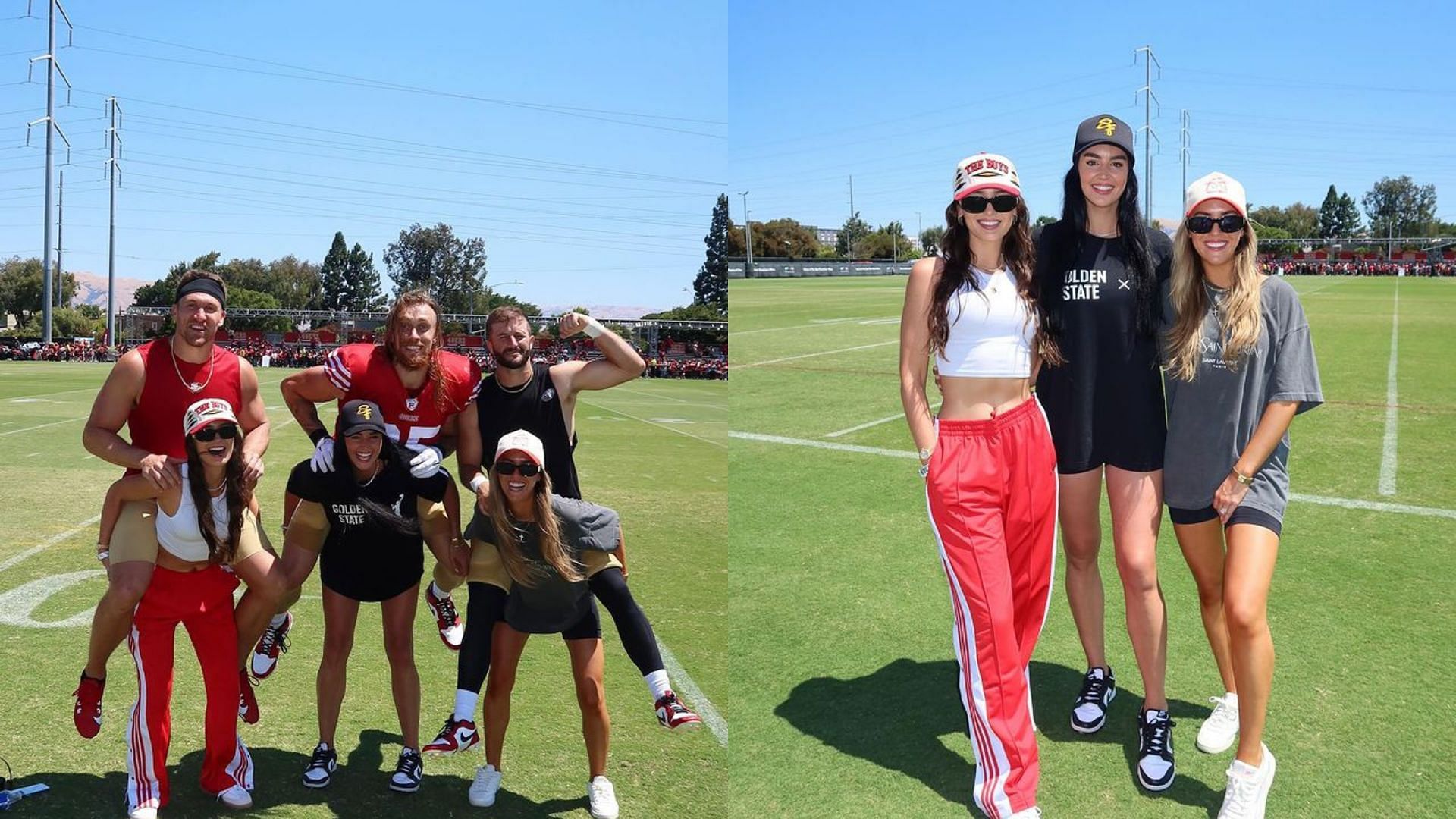 Kristin Juszczyk and Claire Kittle reunite at 49ers training camp: "The squad is back!"