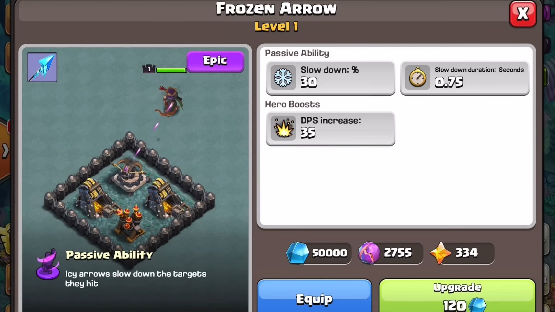 Frozen Arrown (Image via Supercell)