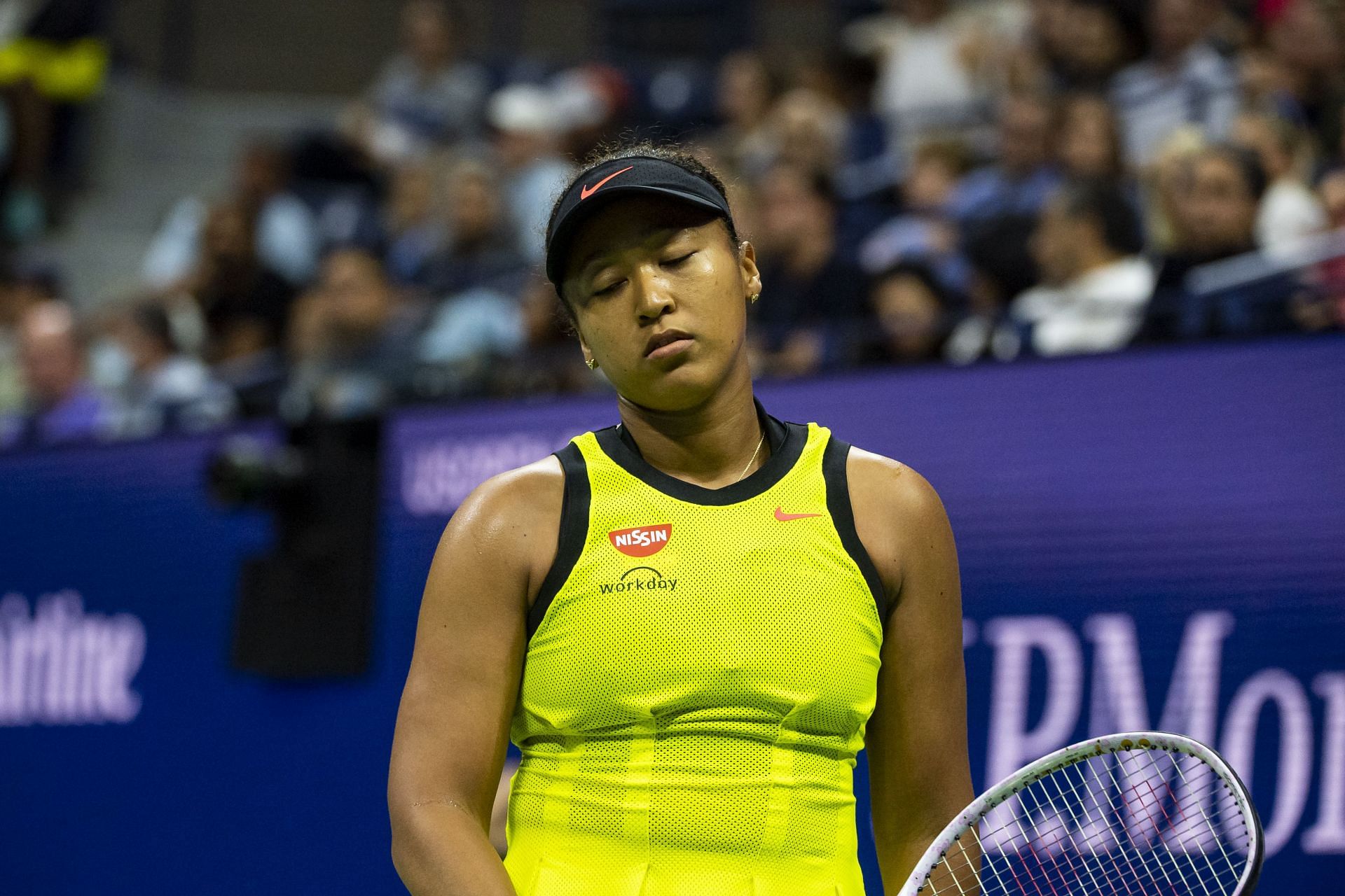 Naomi Osaka at the 2021 US Open (Image: Getty)