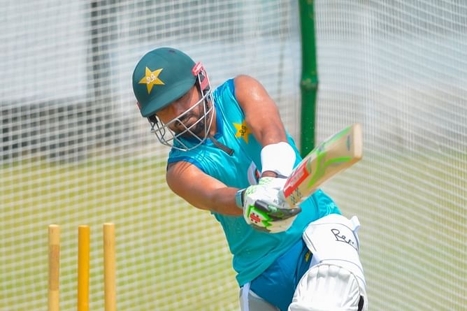 [In pictures] “Strength through discipline” - Babar Azam trains hard ahead of Test series against Bangladesh