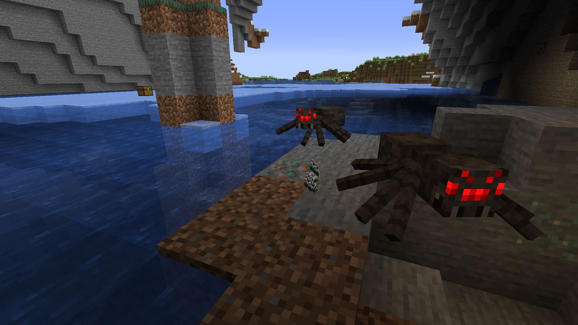 Strings, a drop item from spiders, can also be obtained by fishing (Image via Mojang)