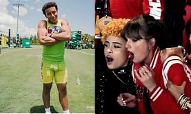 Who is Ice Spice’s brother Joey Gaston? QB stays cool amid student section’s wig-taunting antics