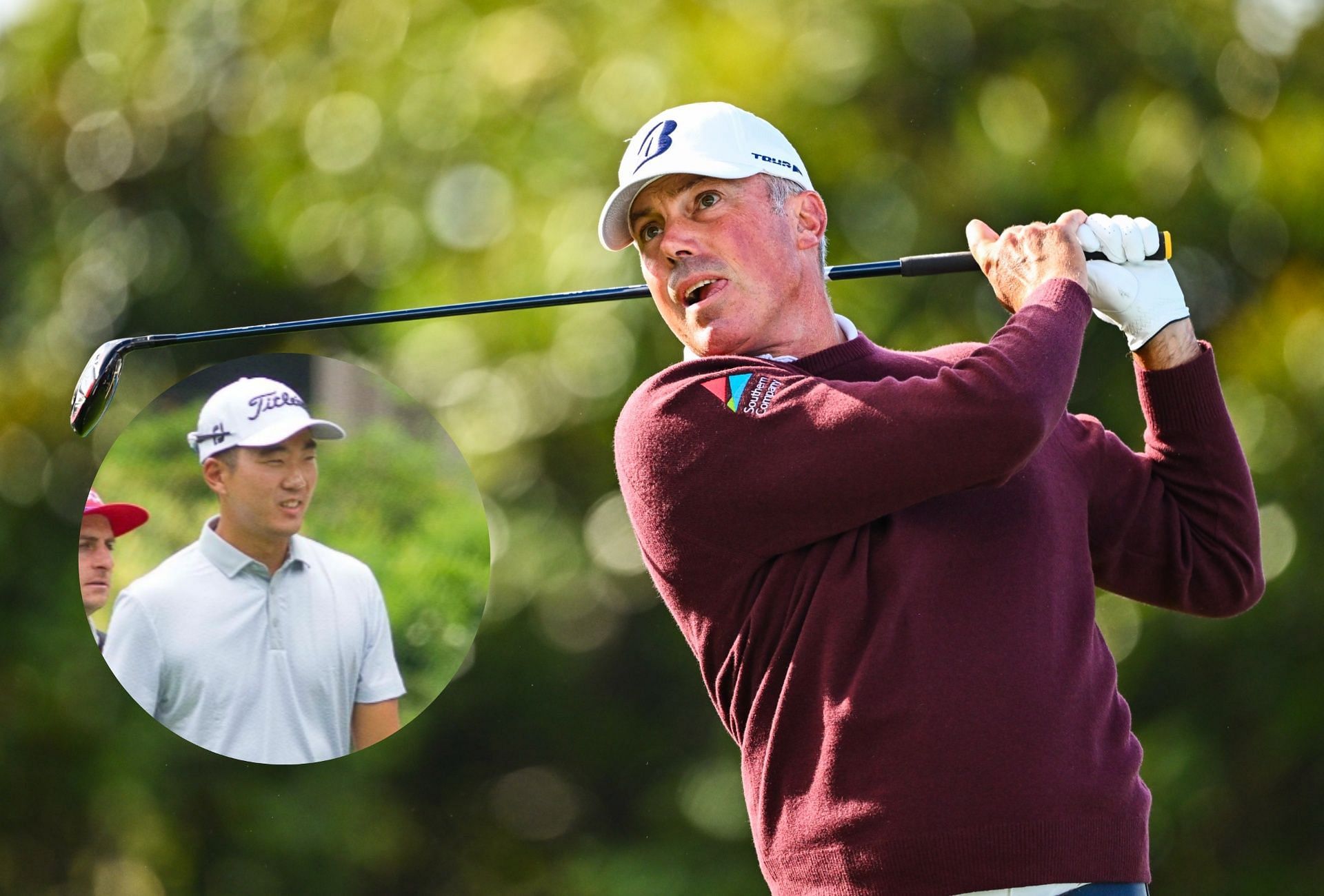 Michael S Kim and Matt Kuchar 