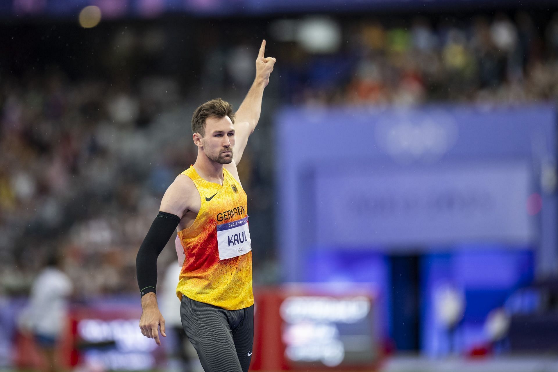 Niklaus Kaul of Germany in action during the men&#039;s Decathlon at the Paris Olympics 2024 [Image Source: Getty]