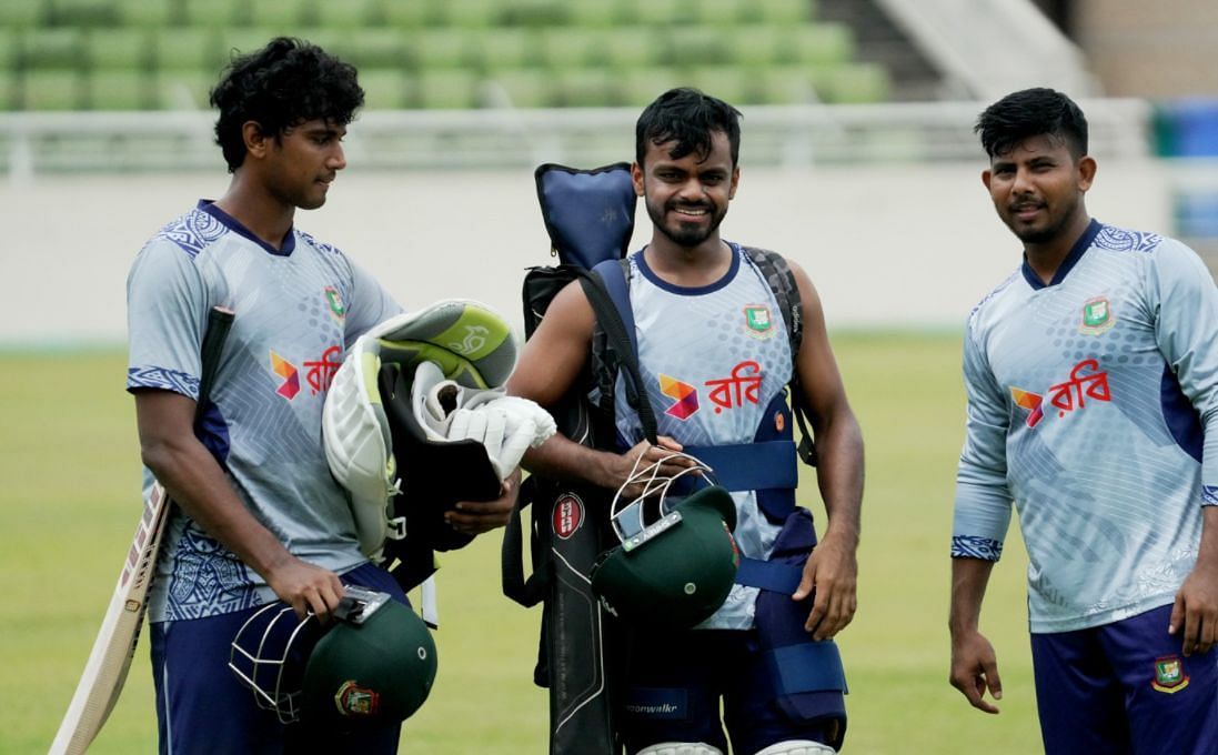 Bangladesh A players spotted in the nets session (Image Courtesy: X/Bangladesh Cricket)