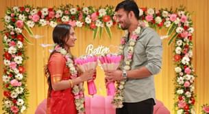 [In Pictures] Punjab Kings’ player Jitesh Sharma gets engaged to Shalaka Makeshwar