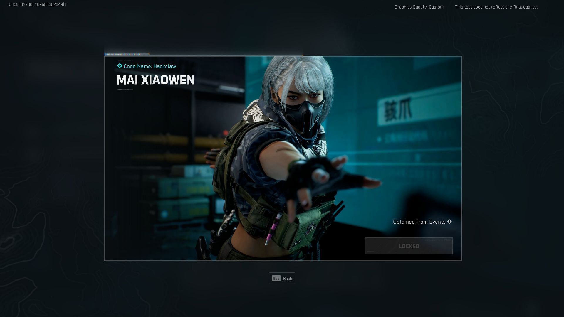 Hackclaw is a recon Operator and the sixth for Delta Force: Hawk Ops Alpha test (Image via TiMi Studio Group)