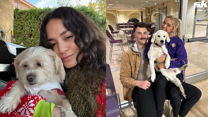 6 MLB wives & girlfriends who are doting dog moms ft. Vanessa Hudgens, Olivia Dunne & more