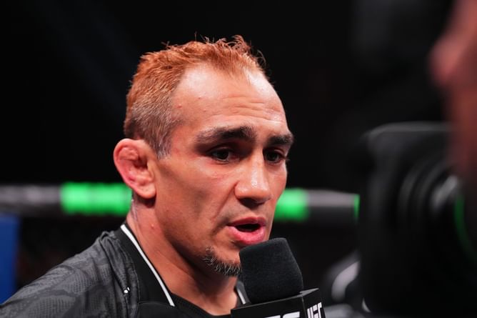 Tony Ferguson begrudgingly announces semi-retirement by putting one-glove down following eighth consecutive loss at UFC Abu Dhabi