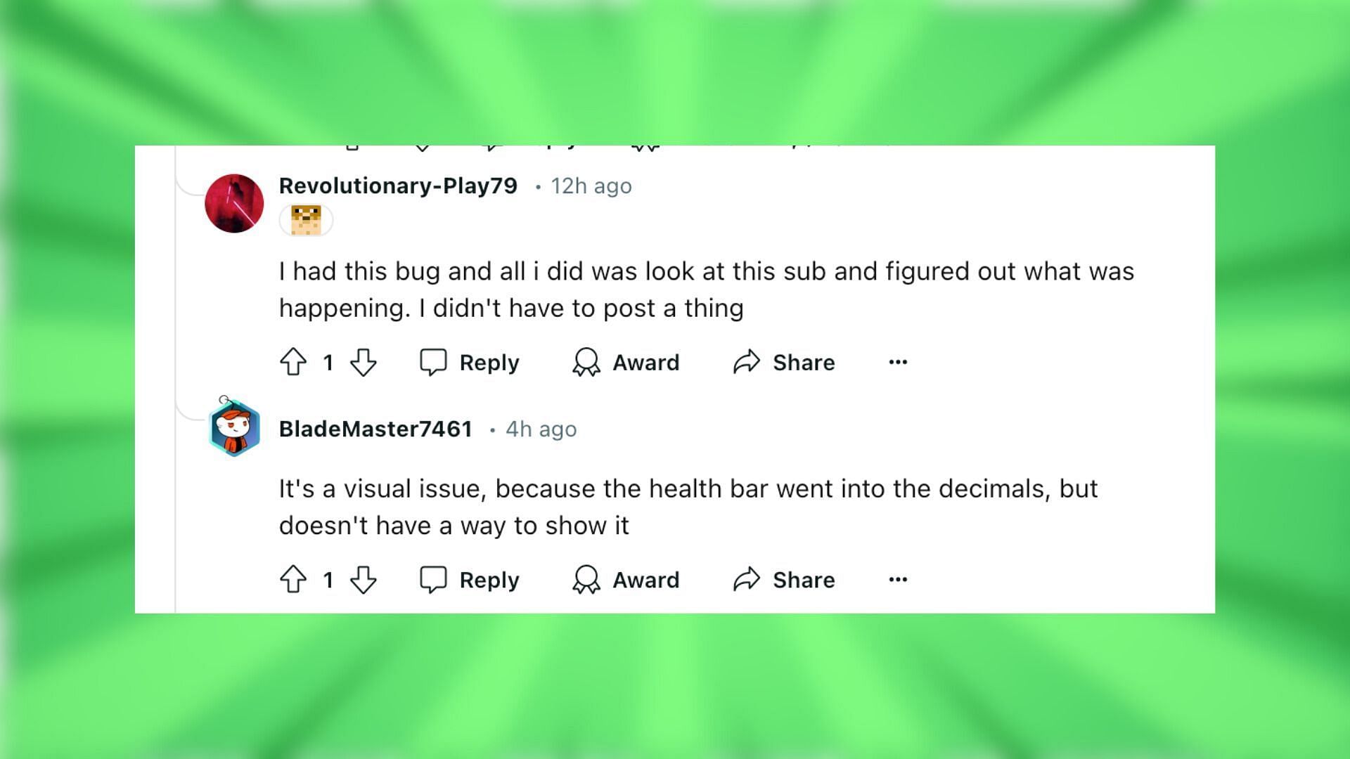 Redditors explained possible reasons for the bug (Image via Reddit/I-aint-gotta-clue/Mojang Studios)