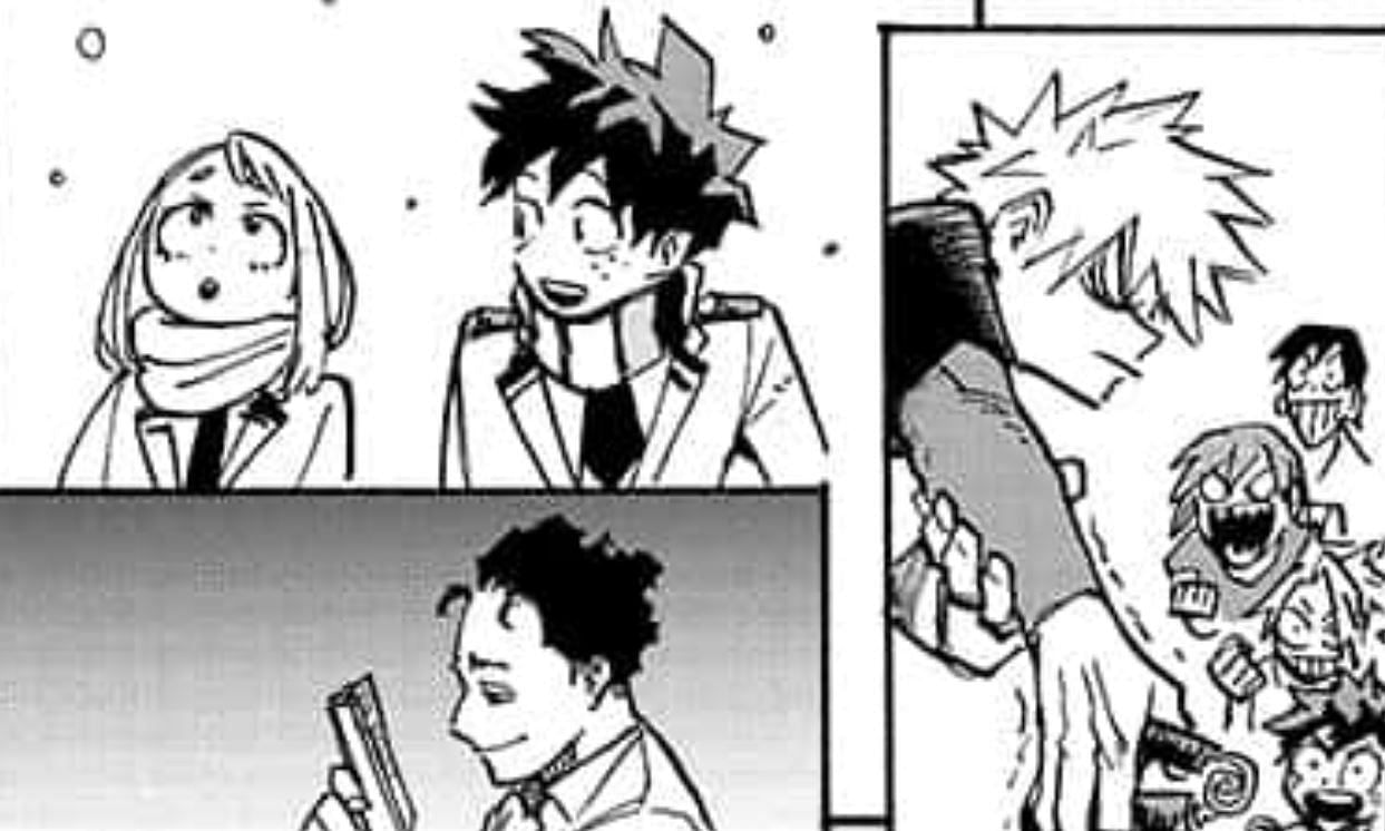 Ochako and Deku as seen in My Hero Academia finale (Image via Shueisha)