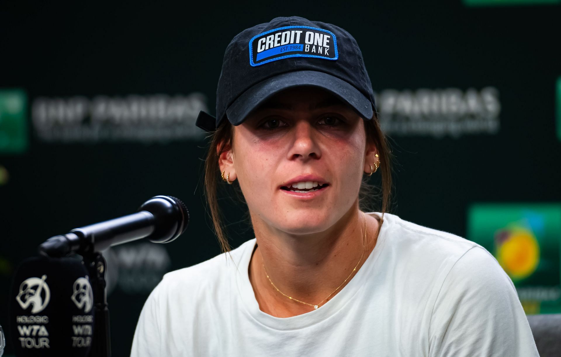 Emma Navarro at the 2024 BNP Paribas Open (Source: Getty Images)