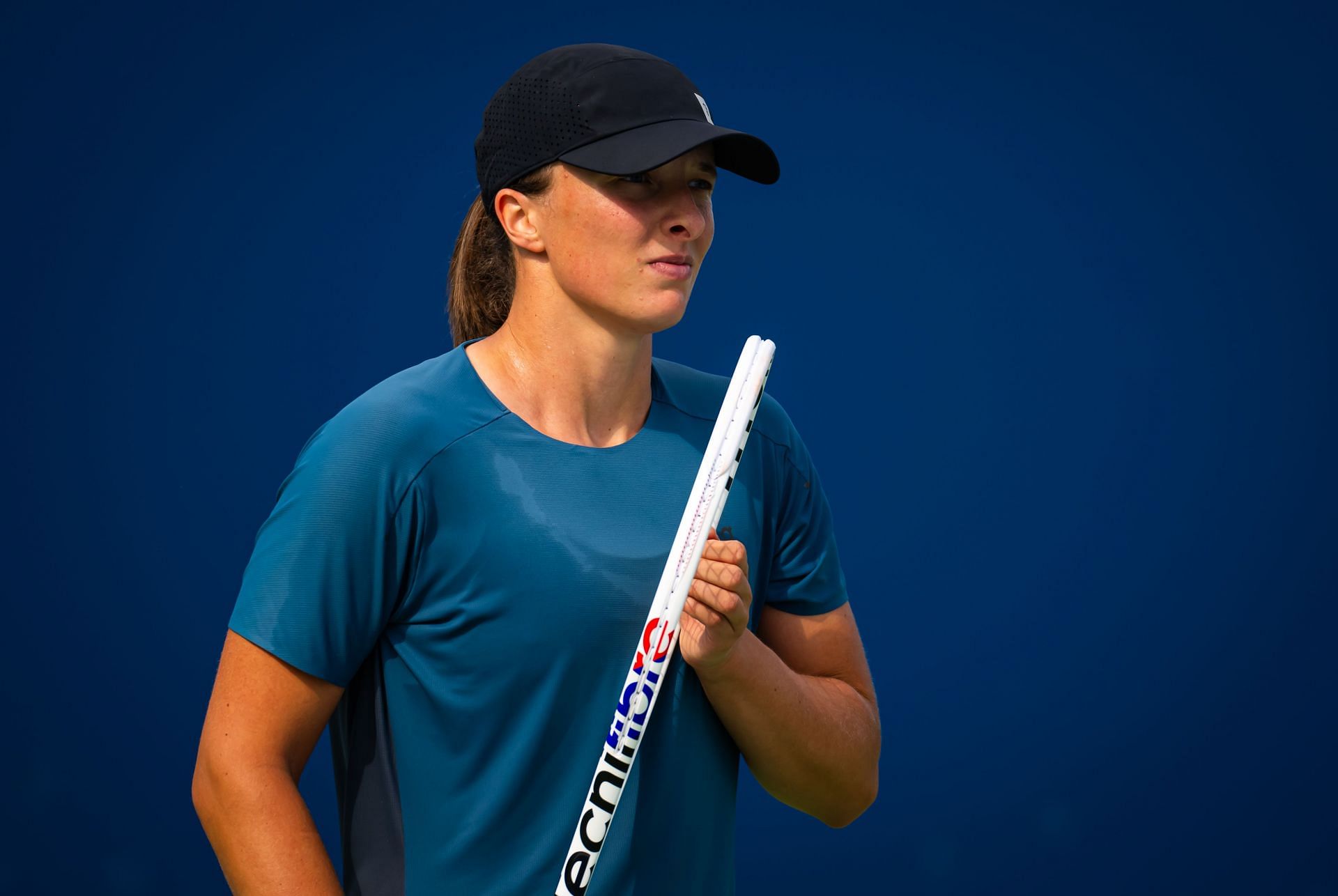 Iga Swiatek at the Cincinnati Open 2024. (Photo: Getty)