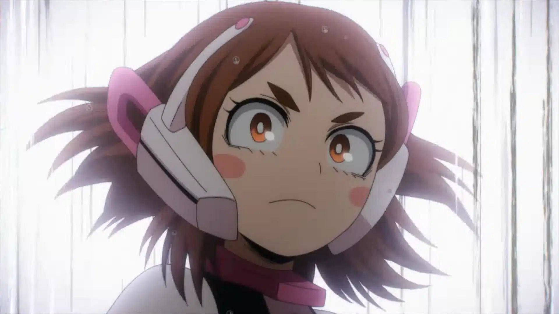 Ochako Uraraka as seen in the anime (Image via BONES)