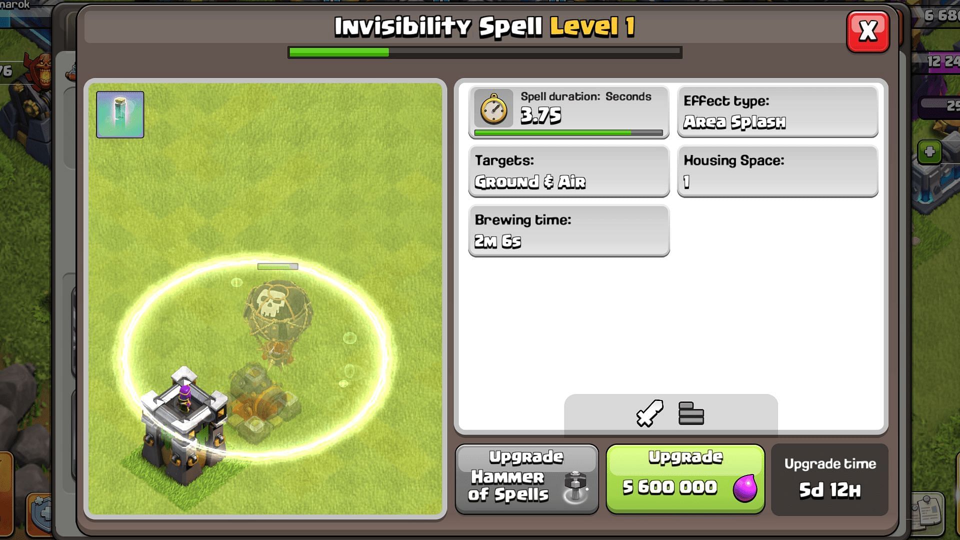 The Invisibility spell