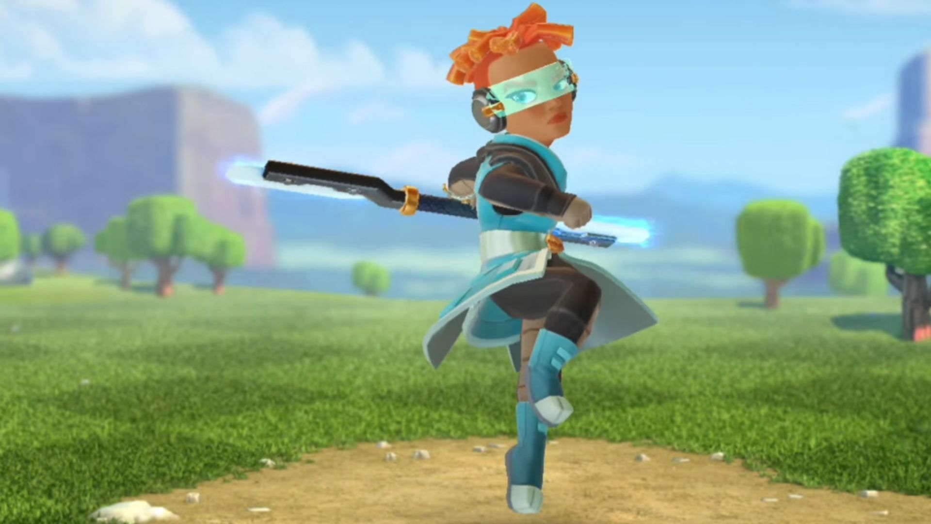 The Royal Champion attacking with her spear (Image via Supercell)