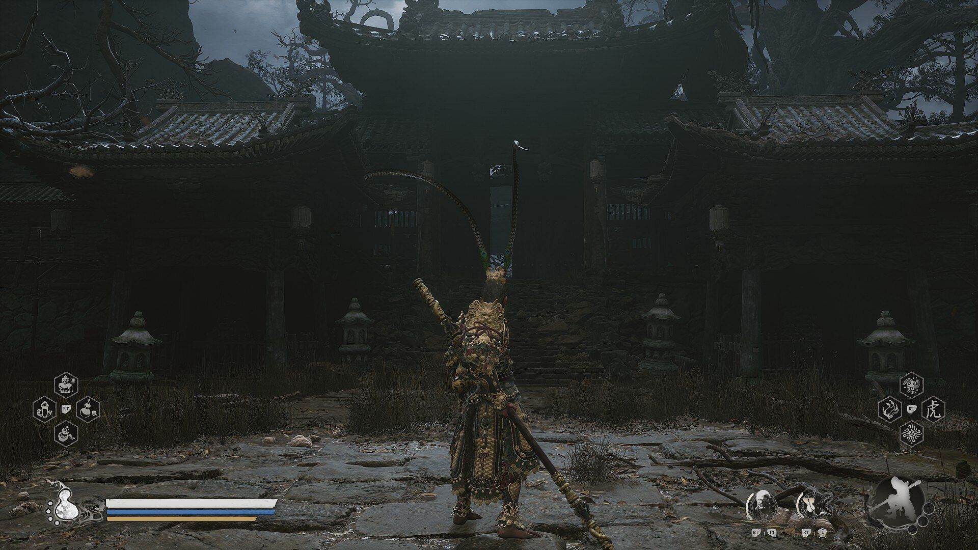 The Ancient Guanyin Temple in Black Myth Wukong (Image via Game Science)