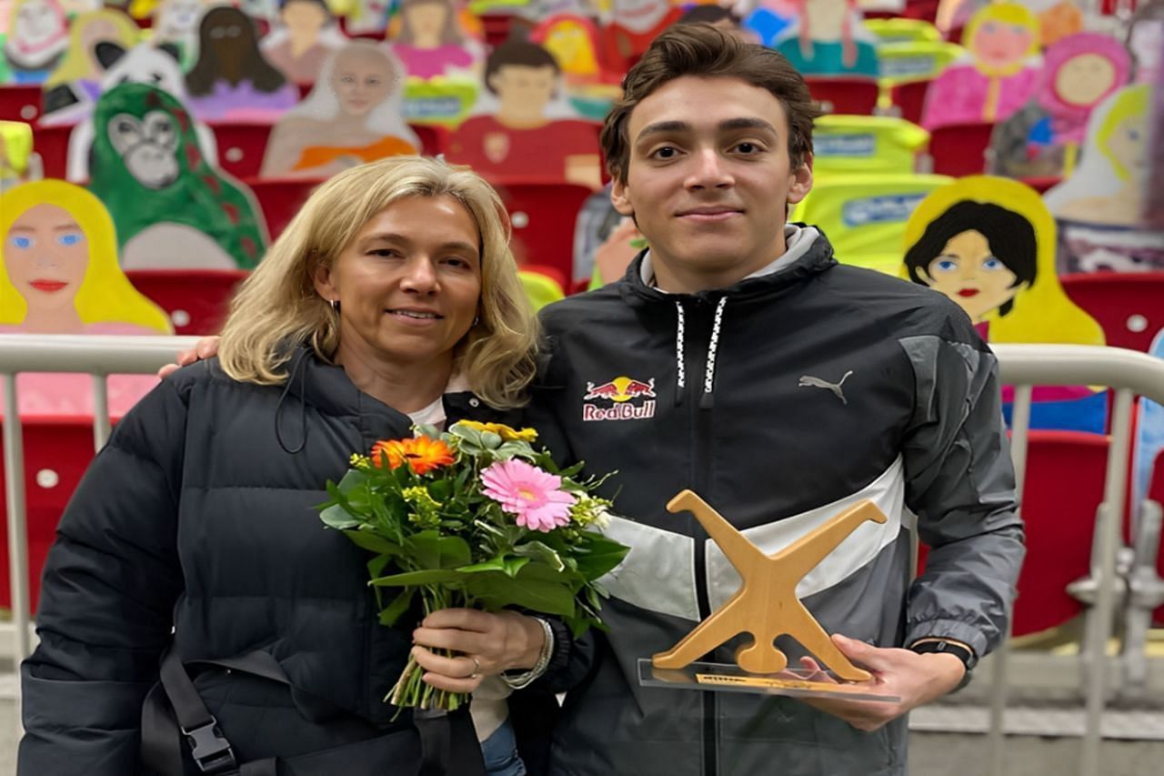 Mondo Duplantis&rsquo; Mother. Source:@mondo_duplantis