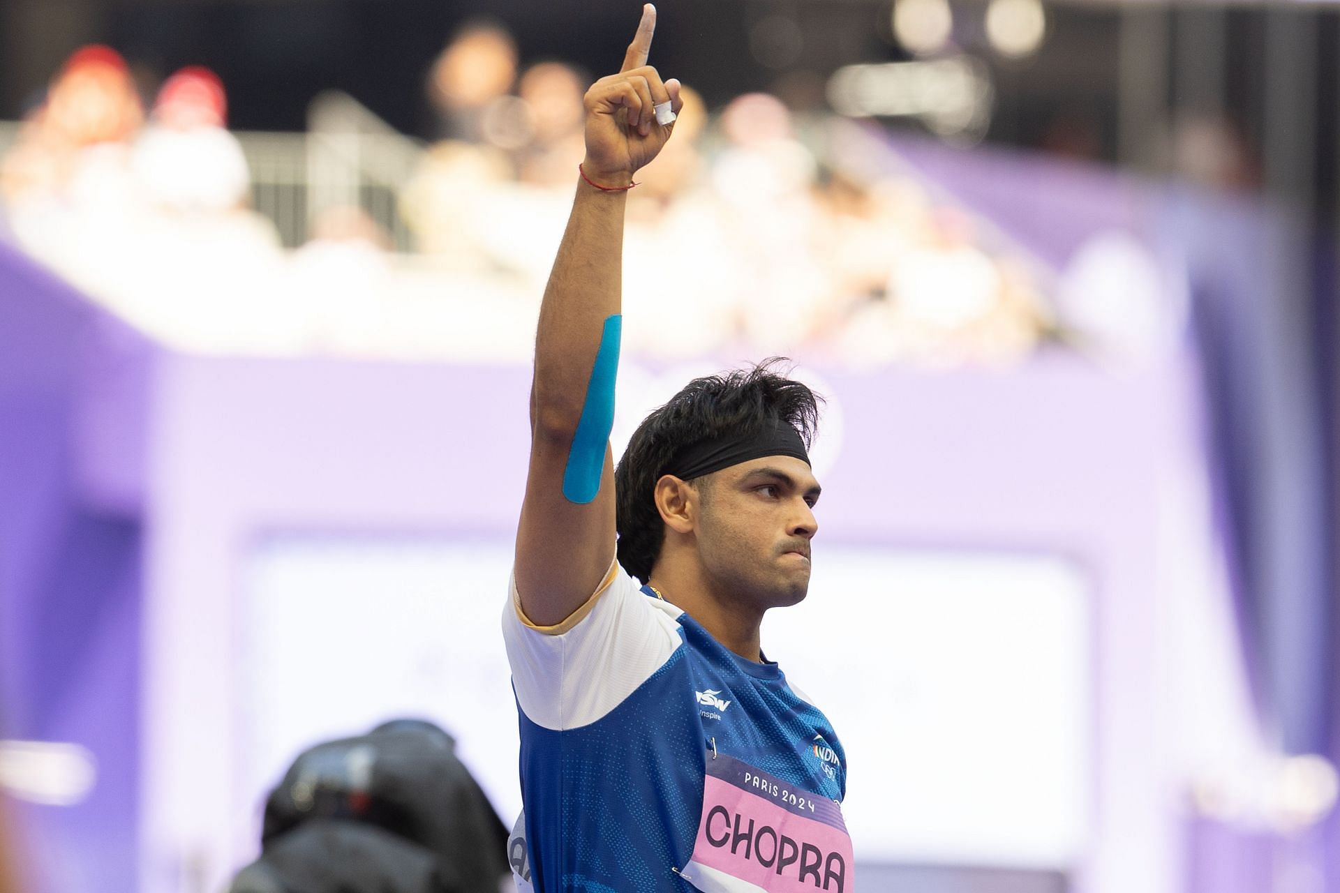 Paris 2025 Olympics What is Neeraj Chopra's season best in javelin throw?